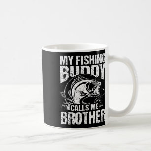 Caneca De Café Meu Companheiro De Pesca Me Chama De Irmão Pescado