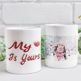 Caneca De Café Meu Coração É Sua Foto De Dia de os namorados