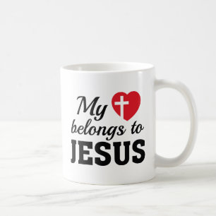 Caneca De Café Meu Coração Pertence A Jesus
