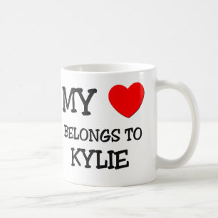 Caneca De Café Meu coração pertence a KYLIE