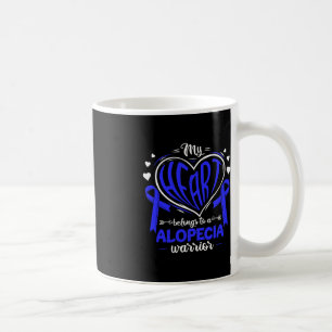 Caneca De Café Meu Coração Pertence A Um Guerreiro Alopecia Aw