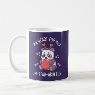 Caneca De Café Meu Coração Por Você In-Supor-tavelmente Grande -