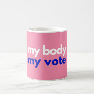 Caneca De Café Meu Corpo Meu Voto