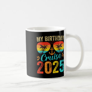 Caneca De Café Meu Cruzeiro de Aniversário 2025 Cruzeiro de Festa