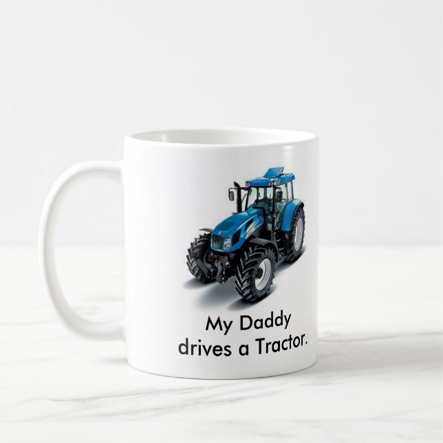 Caneca De Café Meu Daddydrive é um trator (Esquerda)