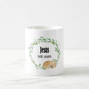 Caneca De Café Meu Deus, mãe, verso bíblia espanhol