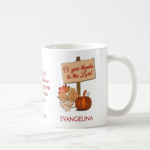Caneca De Café MEU DEUS SUPRIRÁ   Dia de Ação de Graças Cristão