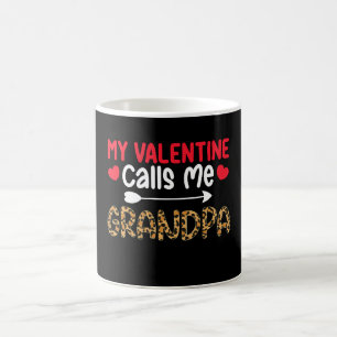 Caneca De Café Meu Dia dos Namorados Me Chama de Vô Leopardo Búfa