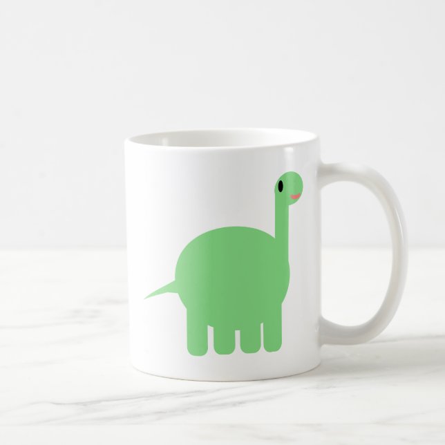 Caneca De Café meu dinossauro de desenho animado (Direita)