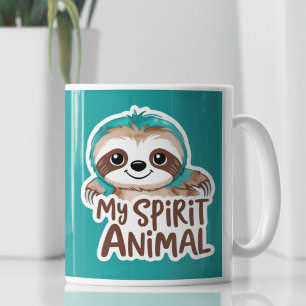 Caneca De Café Meu Espírito Animal Sloth Mug