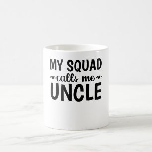 Caneca De Café Meu Esquadrão Me Chama De Tio