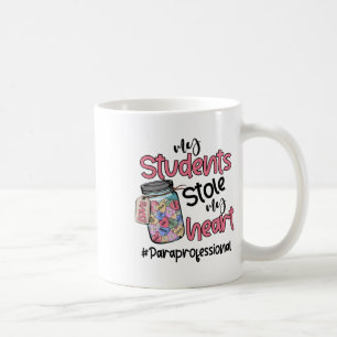 Caneca De Café Meu Estudante Roubou Meu Coração Paraprofissional
