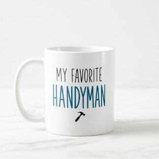 Caneca De Café Meu Faz-Tudo Engraçado Favorito