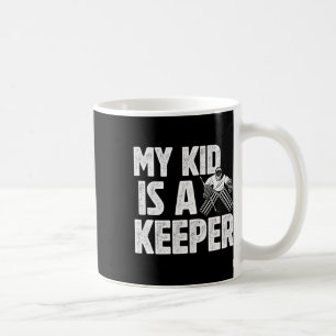 Caneca De Café Meu Filho É Um Pai Goleiro De Hóquei No Gelo De Um