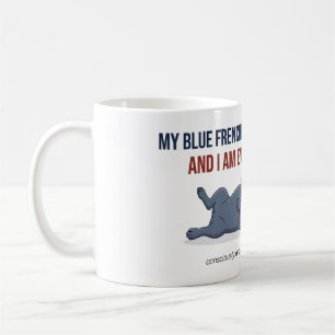 Caneca De Café Meu Frenchie é Dramático Cachorro Bulldog Francês 