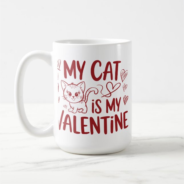 Caneca De Café Meu Gato é Meu Namorado (Esquerda)