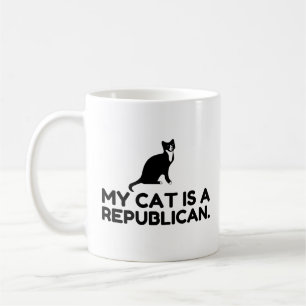 Caneca De Café Meu Gato É Republicano