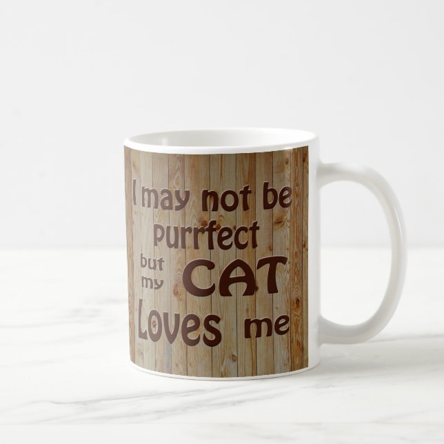 Caneca De Café Meu Gato Me Ama (Direita)