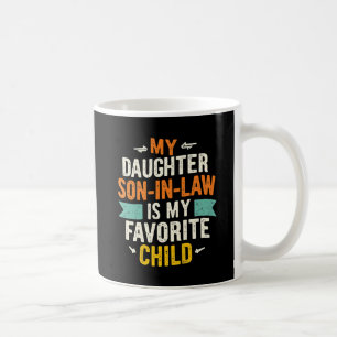 Caneca De Café Meu genro é meu filho favorito em vez da filha
