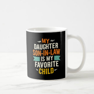 Caneca De Café Meu genro é meu filho favorito em vez da filha
