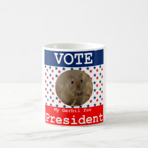 Caneca De Café Meu Gerbil para o Presidente Mug