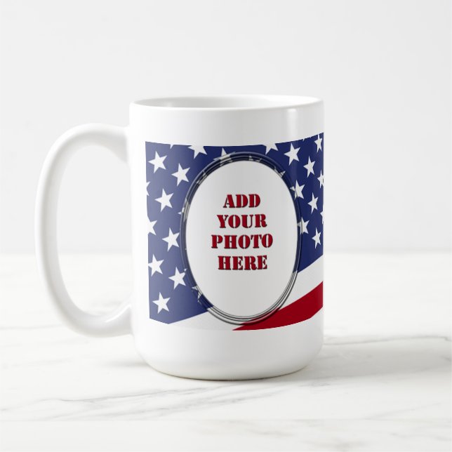 Caneca De Café Meu Herói - Adicione Sua Foto (Esquerda)