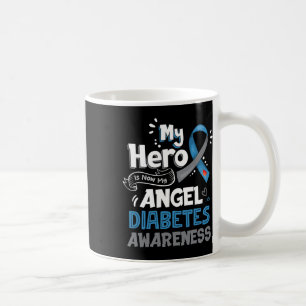 Caneca De Café Meu Herói Agora É Meu Anjo T1d Sensibilização