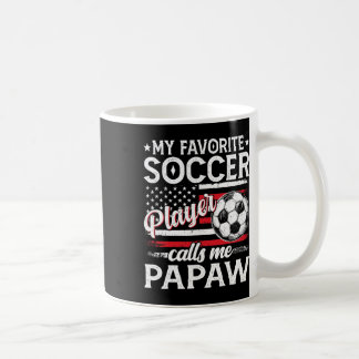 Caneca De Café Meu jogador de futebol favorito me chama de Papaw