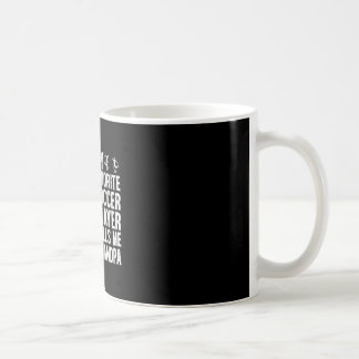 Caneca De Café Meu jogador de futebol favorito me chama de vovô e