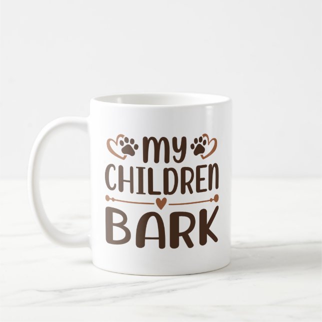 Caneca De Café Meu Latido de Filhos (Esquerda)