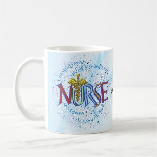 Caneca De Café Meu lema de enfermeira