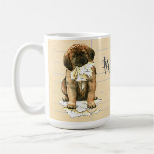 Caneca De Café Meu Leonberger comeu meus trabalhos de casa