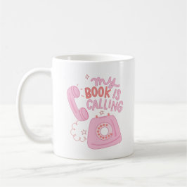 Caneca De Café Meu livro está chamando 