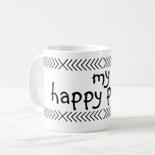 Caneca De Café Meu Lugar Feliz
