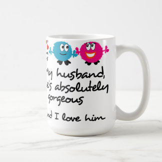 Caneca De Café Meu marido é lindo, mim ama-o