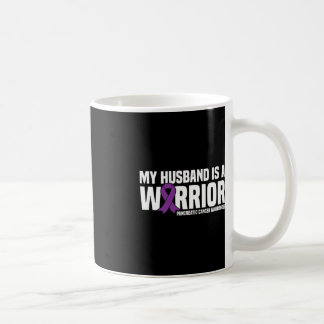 Caneca De Café Meu marido é um guerreiro Câncer de pâncreas Aware