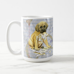 Caneca De Café Meu Mastiff Comeu meu Plano de Lição
