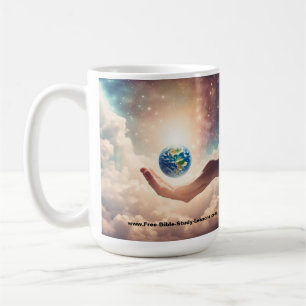 Caneca De Café Meu Mundo Está Nas Mãos De Jesus