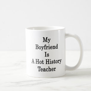 Caneca De Café Meu namorado é um professor quente da história