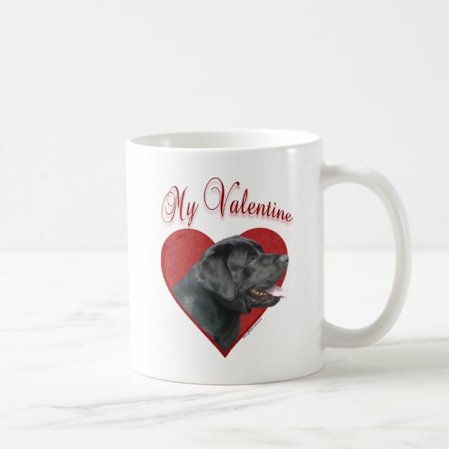 Caneca De Café Meu Namorados Labrador Retriever (Direita)