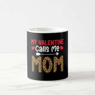 Caneca De Café Meu Namorados Me Chama Mãe Leopardo Xadrez Buffalo