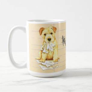 Caneca De Café Meu Norfolk Terrier Comeu Meu Trabalho De Casa