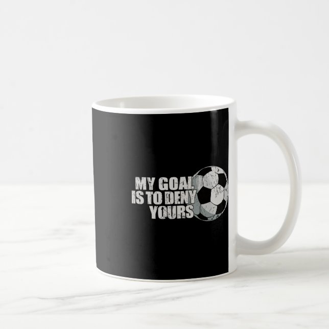 Caneca De Café Meu Objetivo É Negar O Seu Futebol  (Direita)