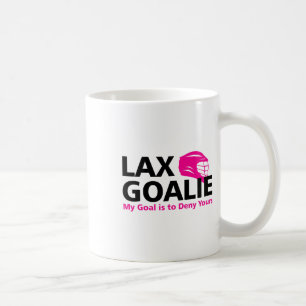 Caneca De Café Meu Objetivo É Negar Seu Lacrosse Goalie Lax Engra