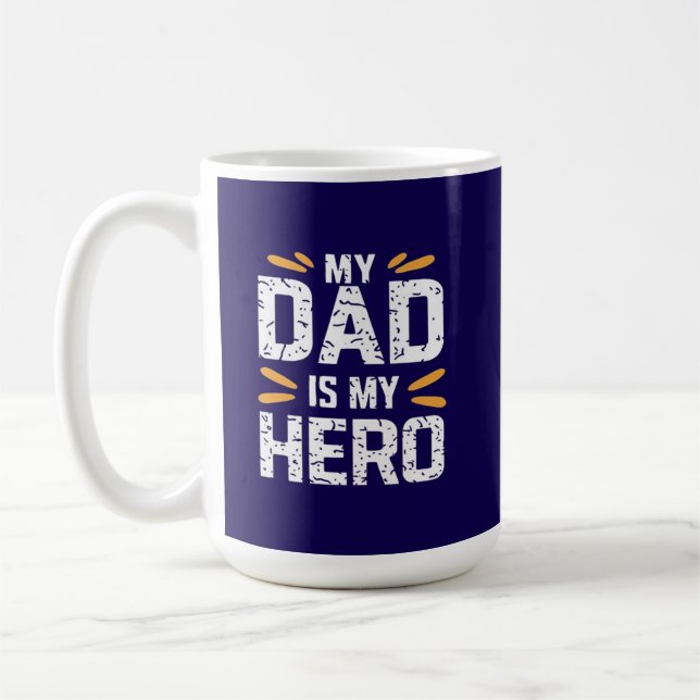 Caneca De Café Meu pai é meu herói (Esquerda)