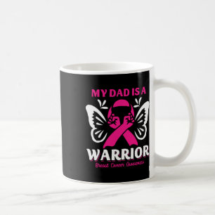 Caneca De Café Meu Pai É Um Cancer De Guerra, Um Rosa-Rosa De Con