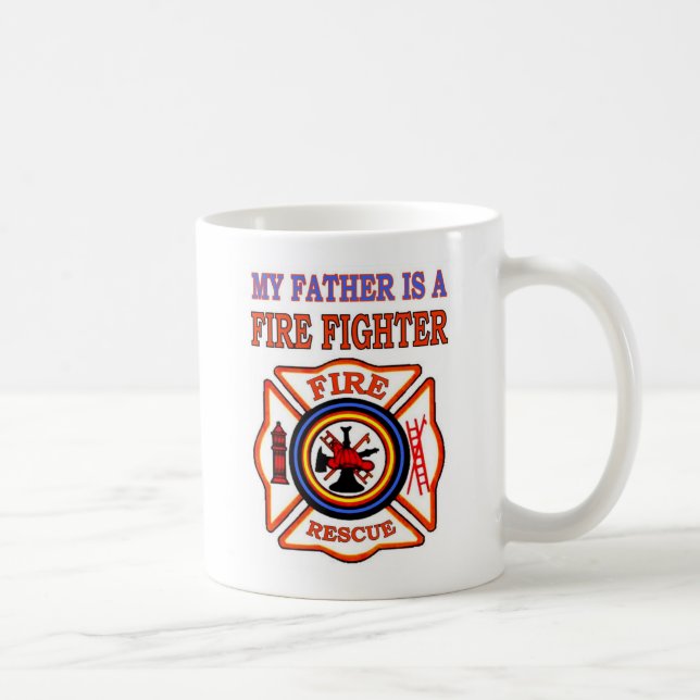 CANECA DE CAFÉ MEU PAI É UM LUTADOR DE INCÊNDIO (Direita)