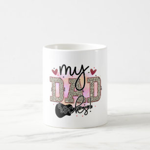 Caneca De Café Meu Pai Rocks