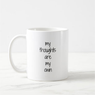 Caneca De Café Meu Pensamento Mug