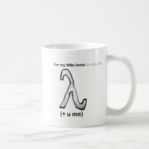 Caneca De Café Meu pequeno cálculo de lamba (+ u me)